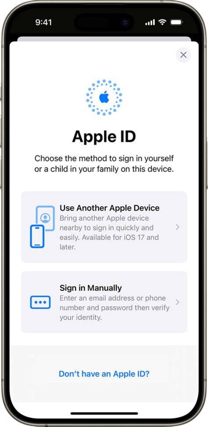 Can I sign out of my Apple ID from another device?
