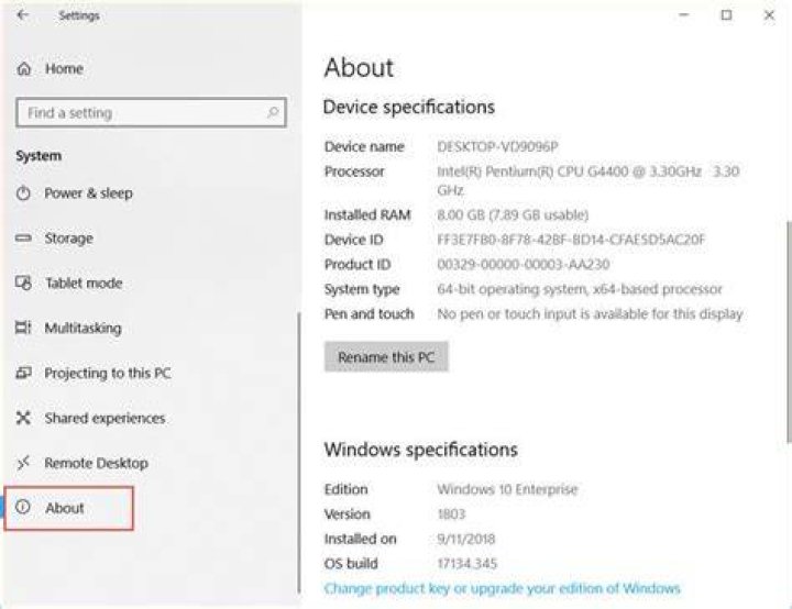 How do I find my video card specs Windows 10?