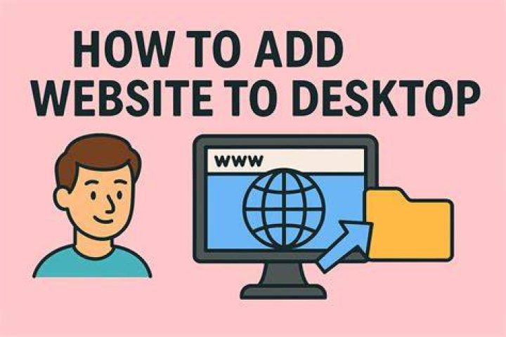 How do you add website to desktop?