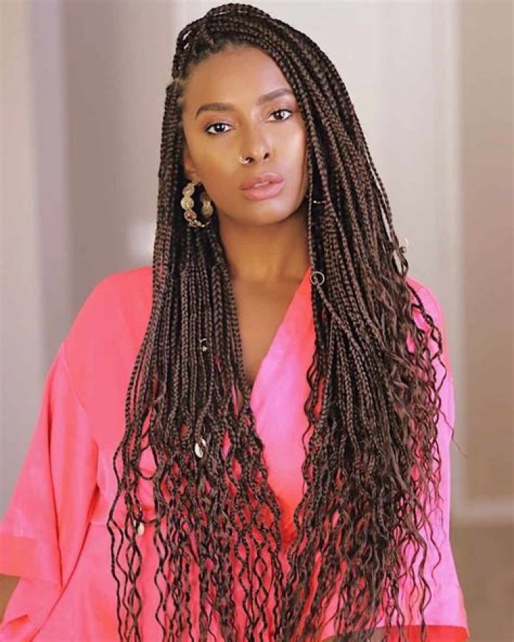 How do you fix the ends of box braids?