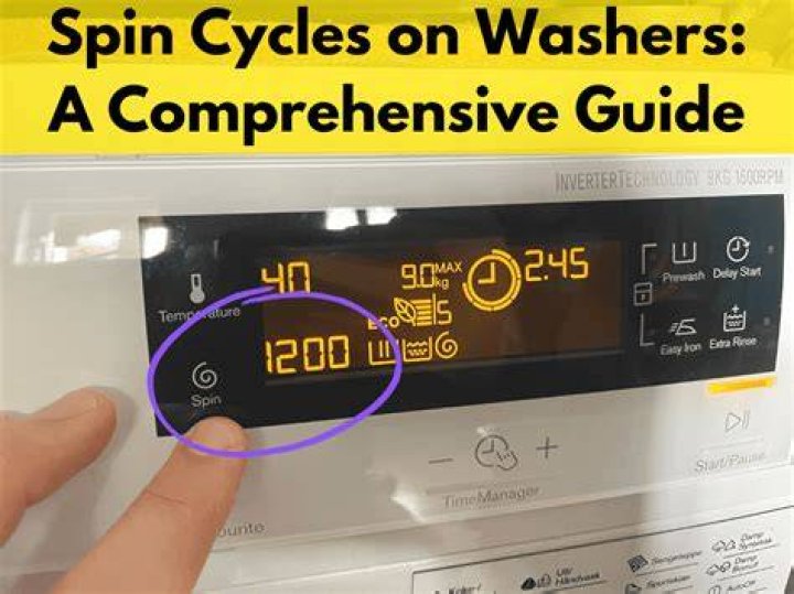 How long does spin take on a washing machine?
