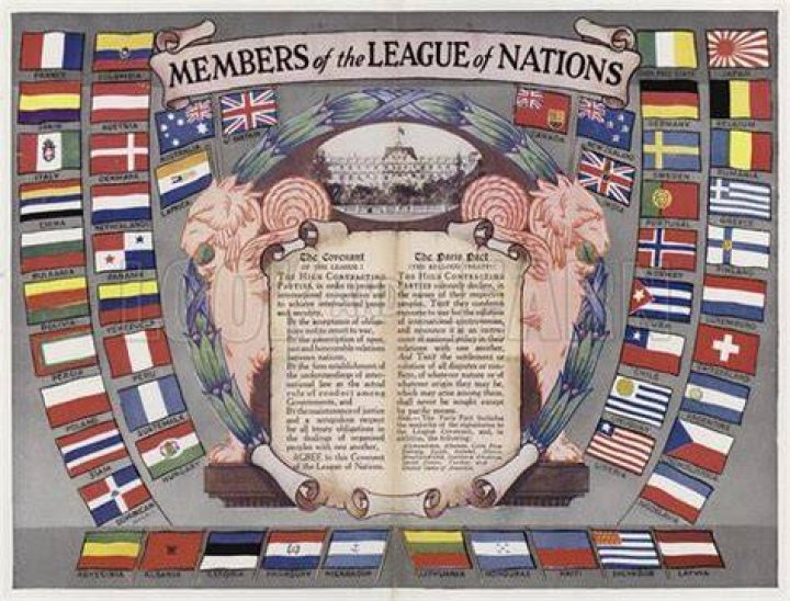In which year did Japan withdraw her membership from the League of Nations?