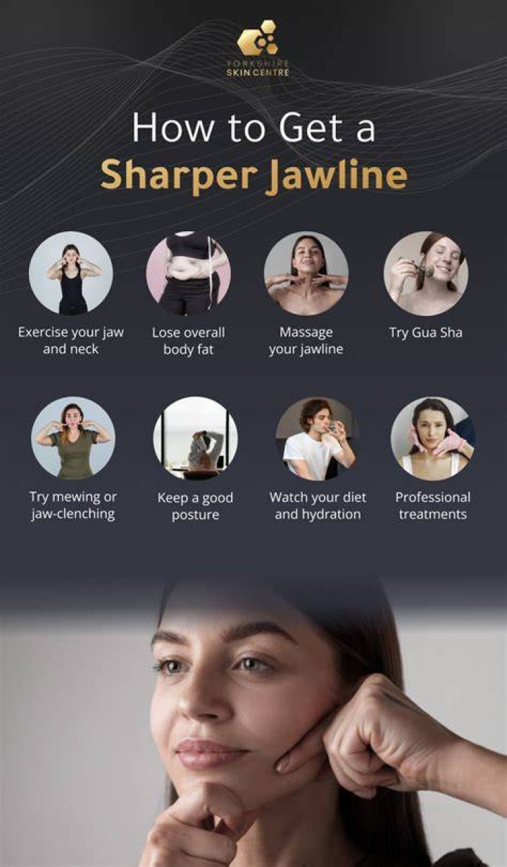 Is it possible to make your jawline sharper?