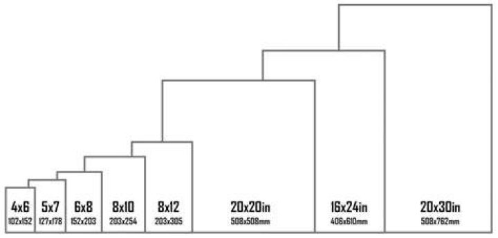What is the height and width of a 4x6 photo in pixels?