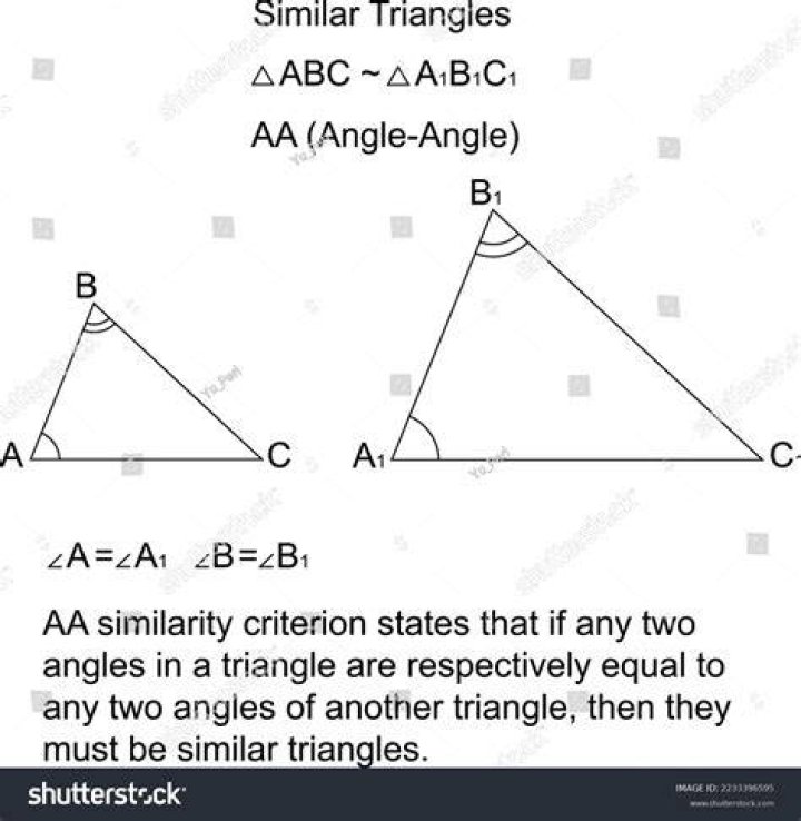 Which pair of triangles must be similar?